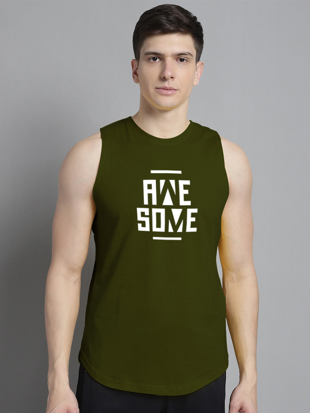 Fbar Awesome printed Pure Cotton Training Vest - Friskers