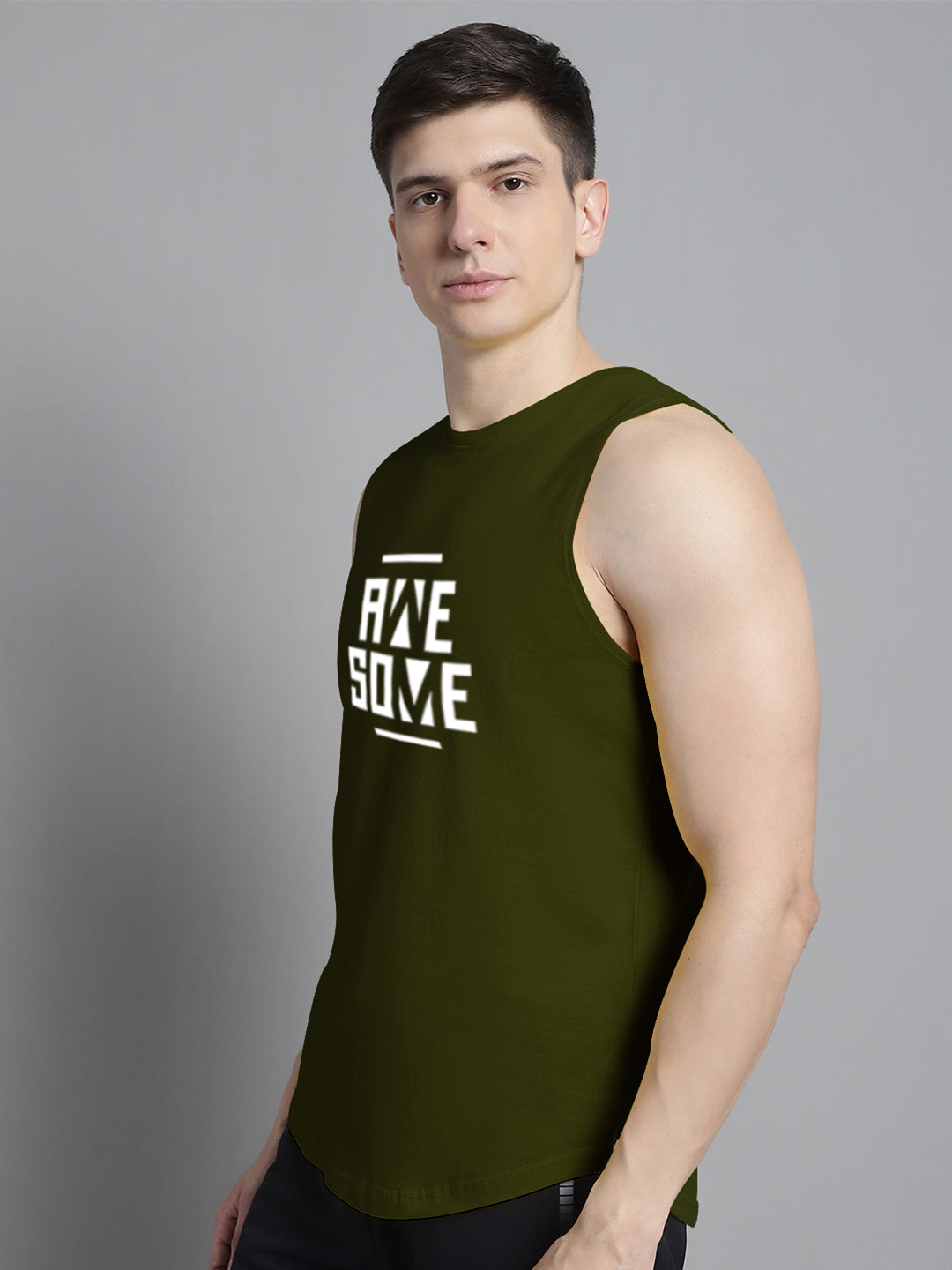 Fbar Awesome printed Pure Cotton Training Vest - Friskers