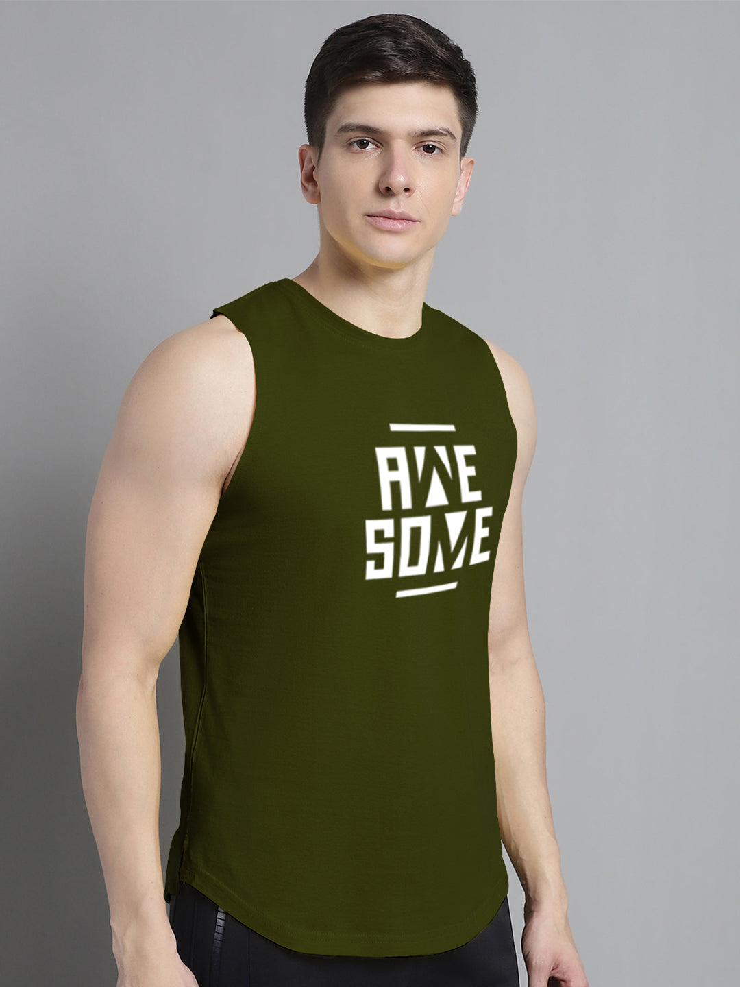 Fbar Awesome printed Pure Cotton Training Vest - Friskers