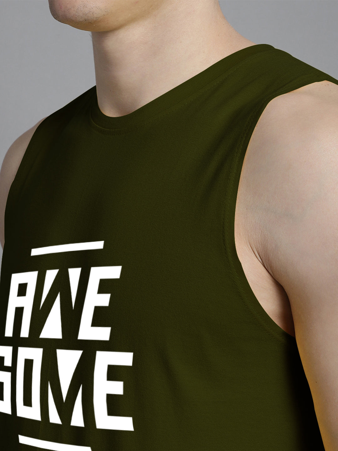 Fbar Awesome printed Pure Cotton Training Vest - Friskers