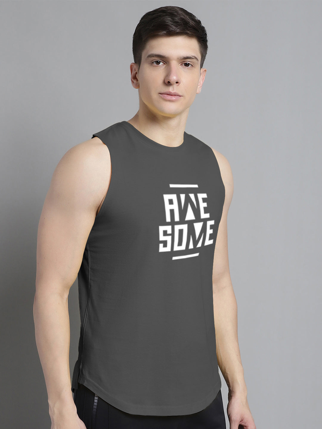 Fbar Awesome printed Pure Cotton Training Vest - Friskers