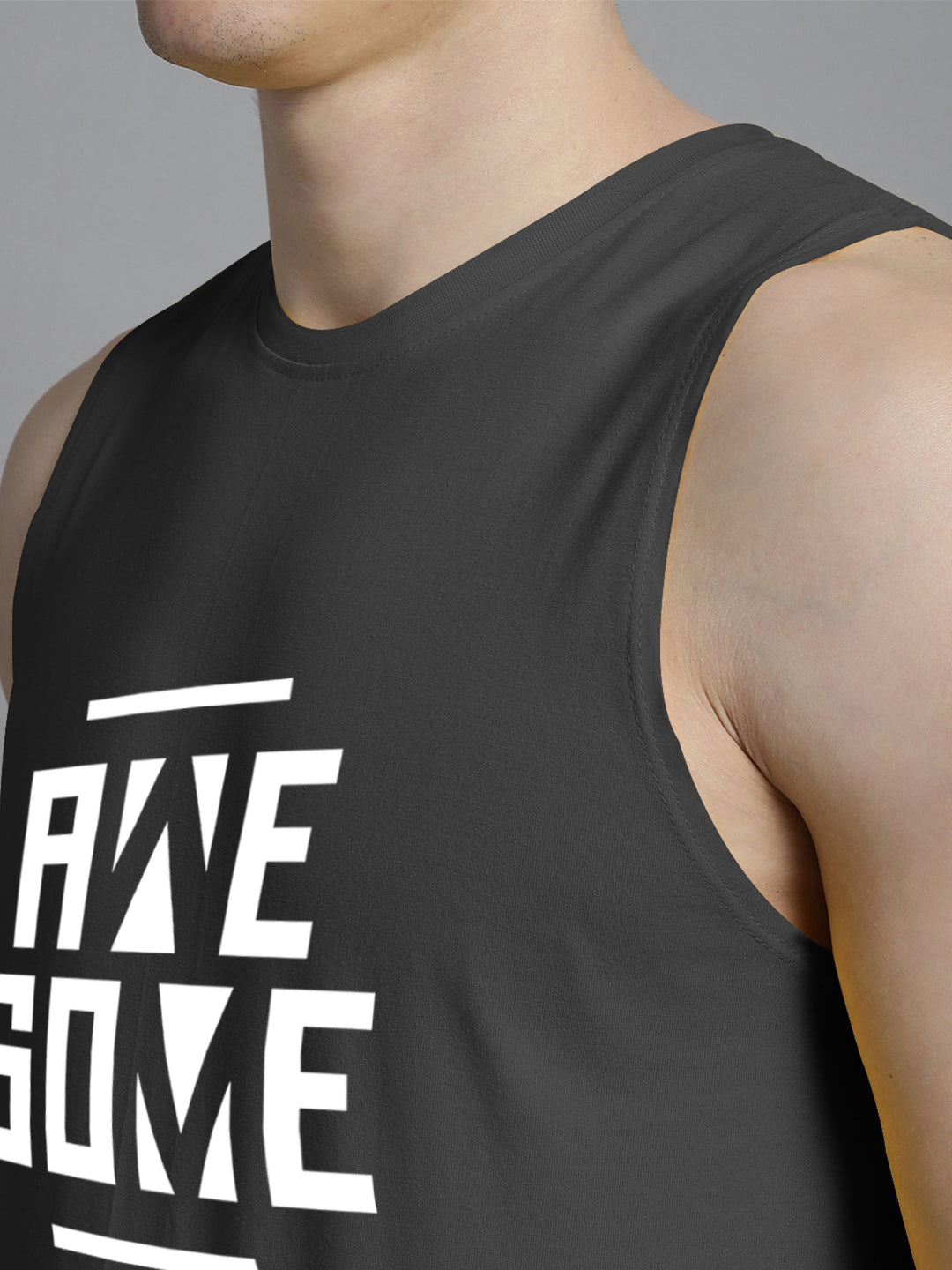 Fbar Awesome printed Pure Cotton Training Vest - Friskers