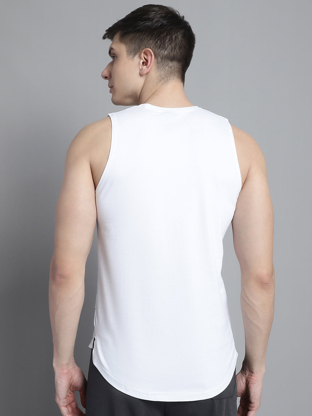 Fbar Drink Mode On printed Pure Cotton Training Vest - Friskers