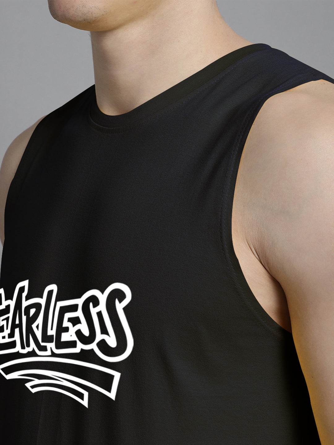 Fbar Fearless printed Pure Cotton Training Vest - Friskers