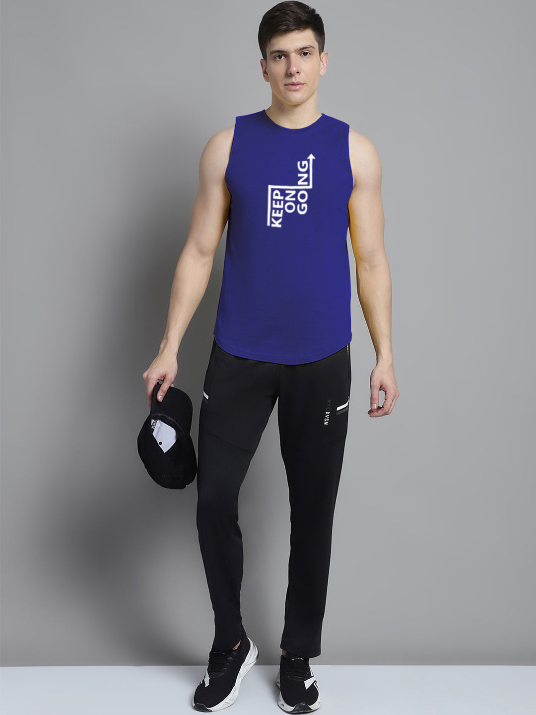 Fbar Keep On Going printed Pure Cotton Training Vest - Friskers