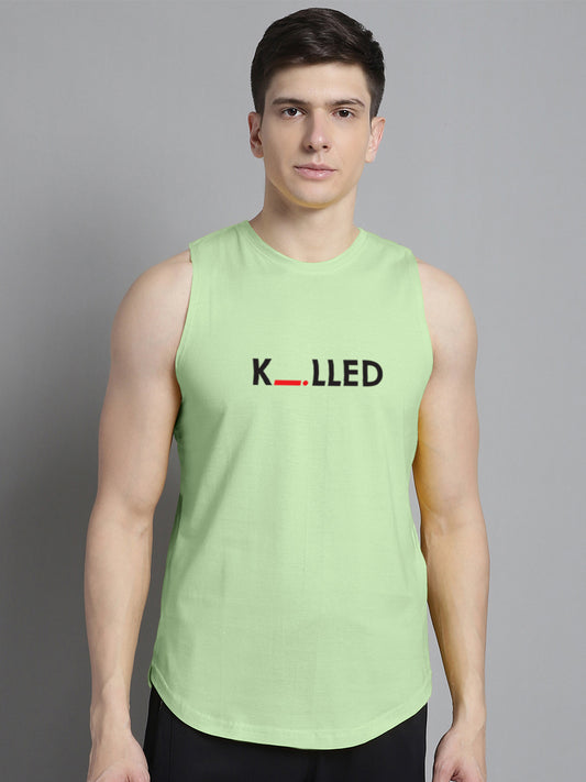 Fbar Killed printed Pure Cotton Training Vest - Friskers