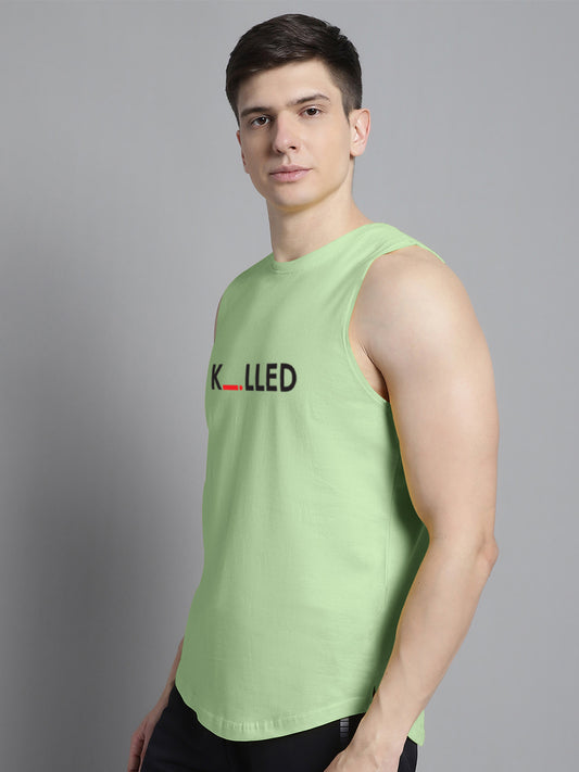 Fbar Killed printed Pure Cotton Training Vest - Friskers