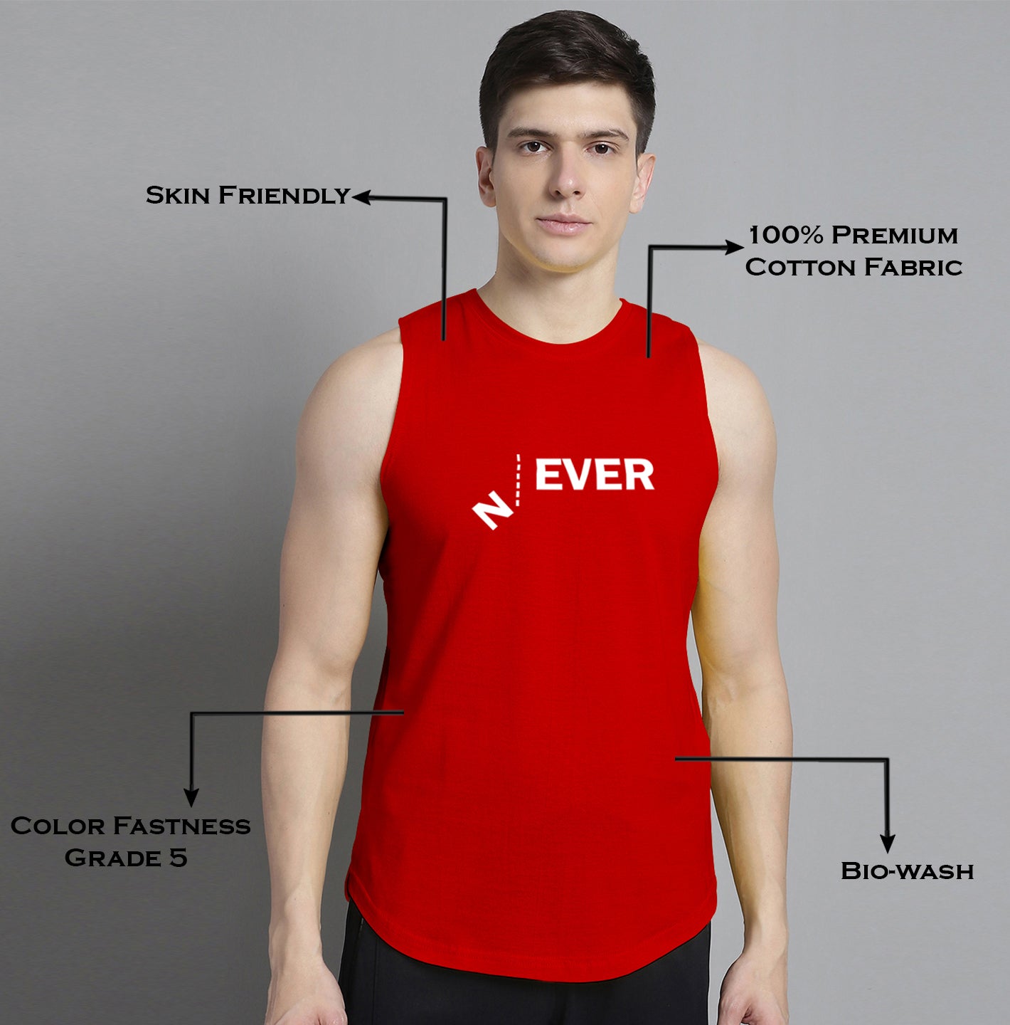Fbar Never printed Pure Cotton Training Vest - Friskers