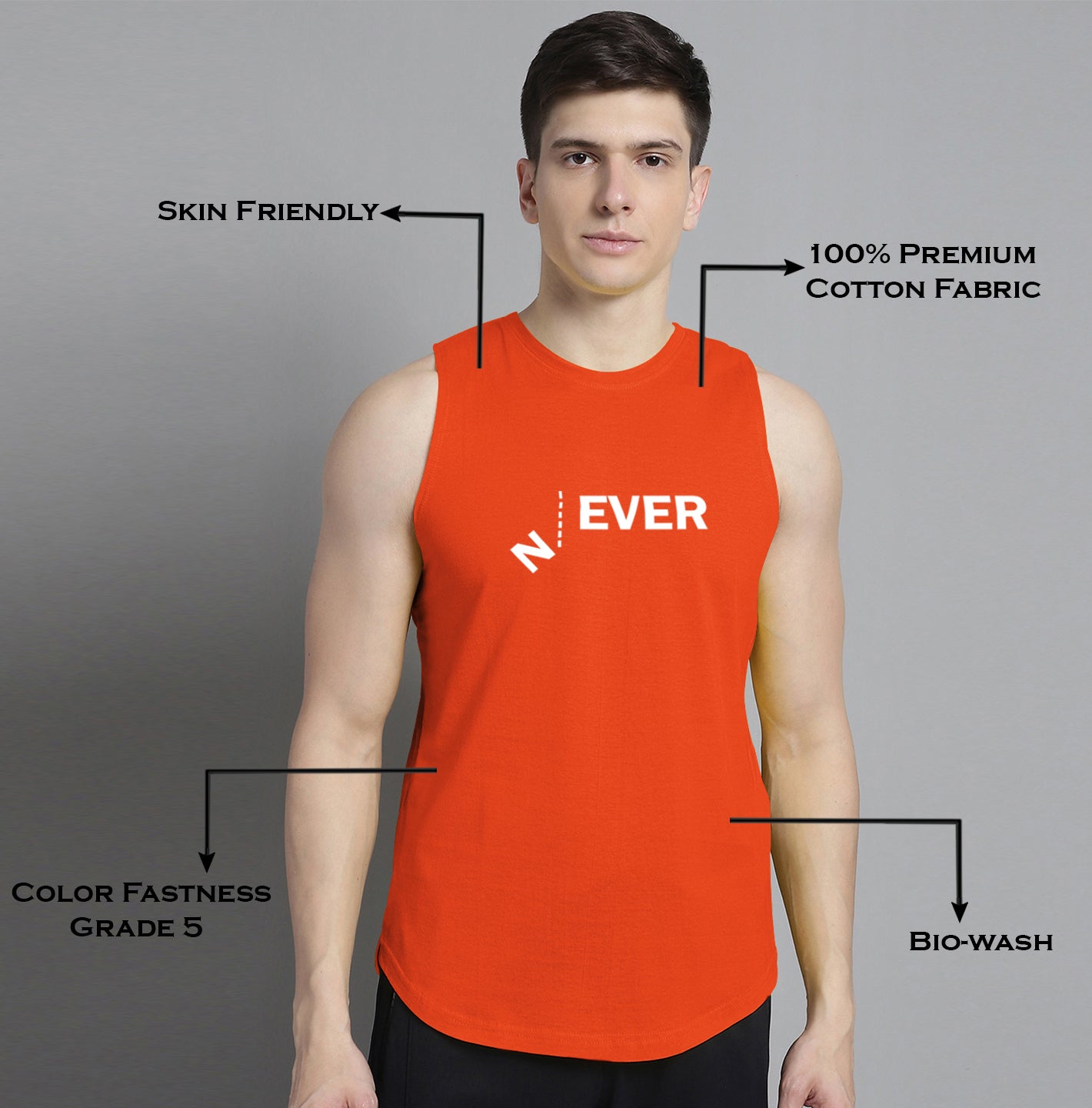 Fbar Never printed Pure Cotton Training Vest - Friskers