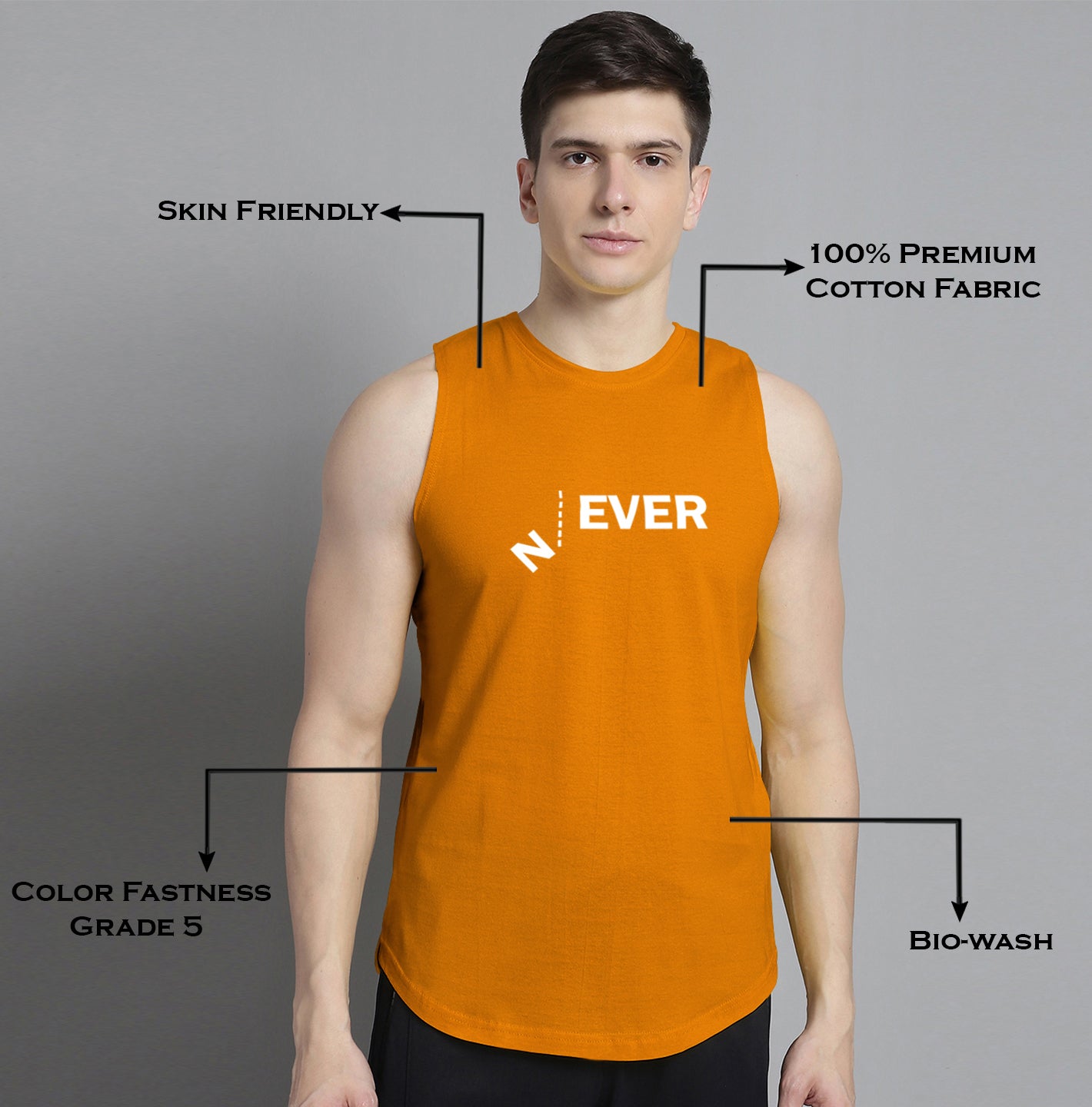 Fbar Never printed Pure Cotton Training Vest - Friskers