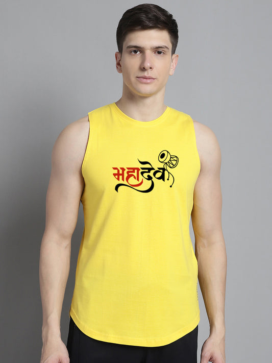 Fbar Mahadev printed Pure Cotton Training Vest - Friskers