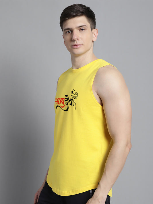 Fbar Mahadev printed Pure Cotton Training Vest - Friskers