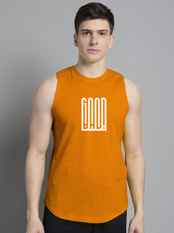 Fbar Good Bad printed Pure Cotton Training Vest - Friskers