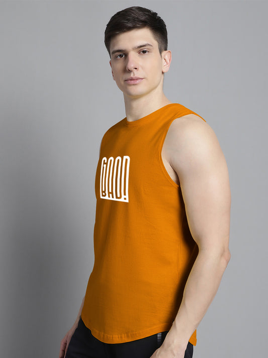 Fbar Good Bad printed Pure Cotton Training Vest - Friskers