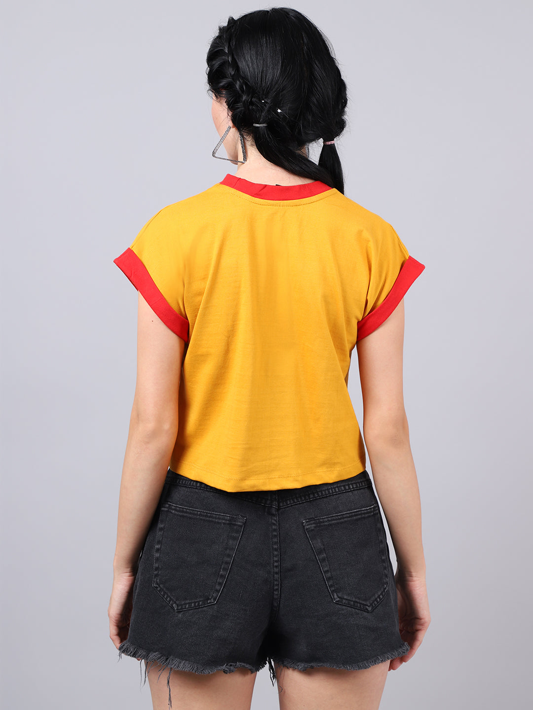 Fbar Women's Casual Boxy Cotton T-Shirt - Friskers