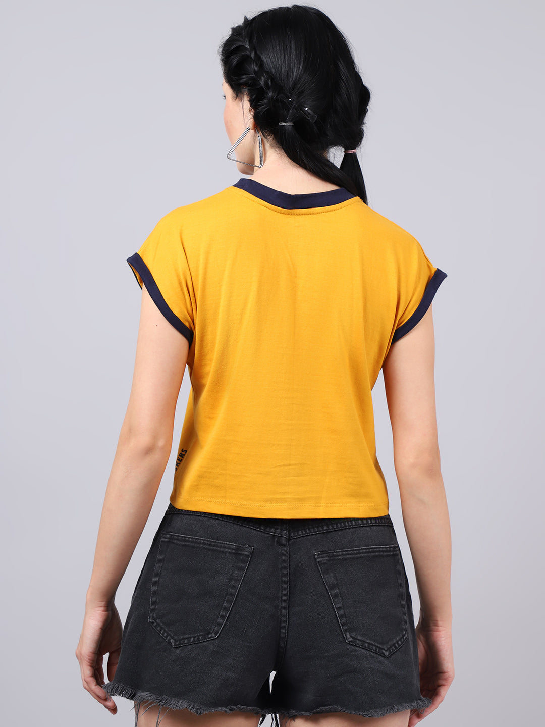 Fbar Women's Casual Boxy Cotton T-Shirt - Friskers