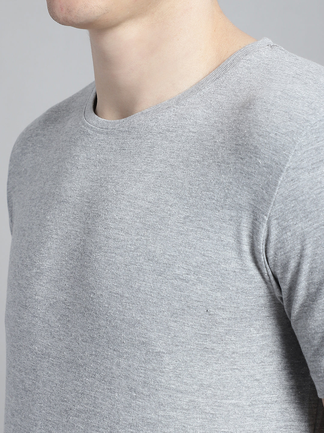 Fbar Solid Half sleeves round neck T-shirt - Friskers