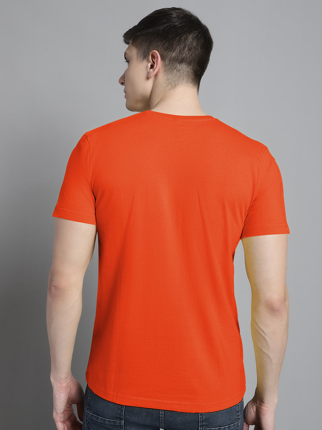 Fbar Solid Half sleeves round neck T-shirt - Friskers