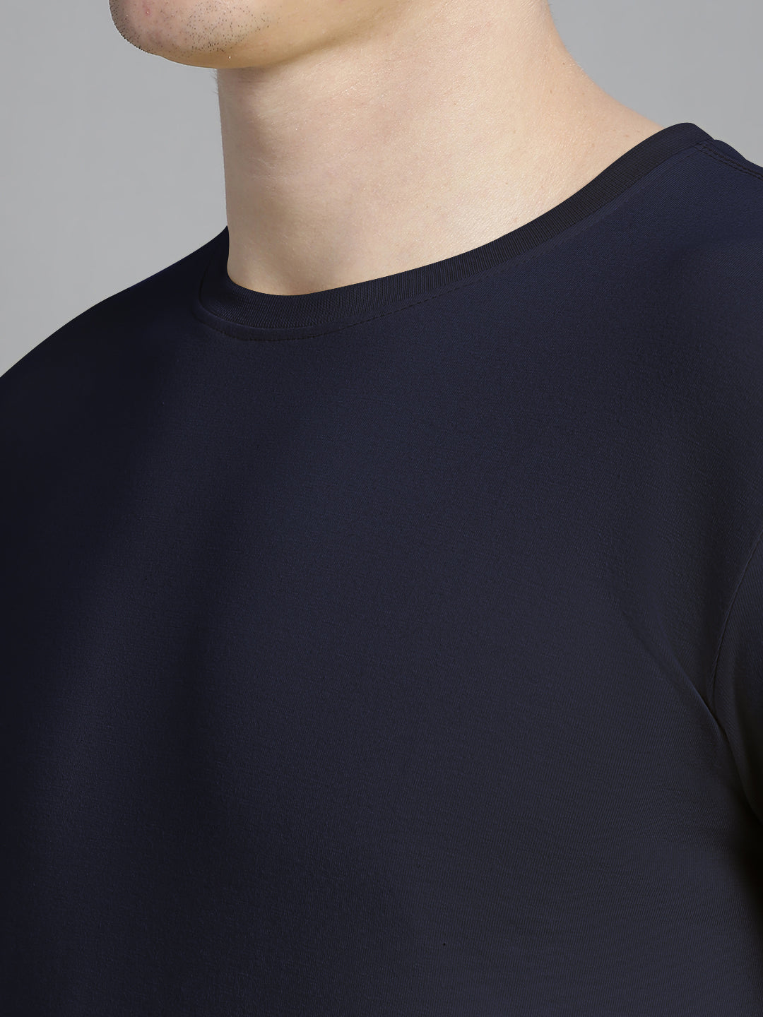 Fbar Solid Half sleeves round neck T-shirt - Friskers