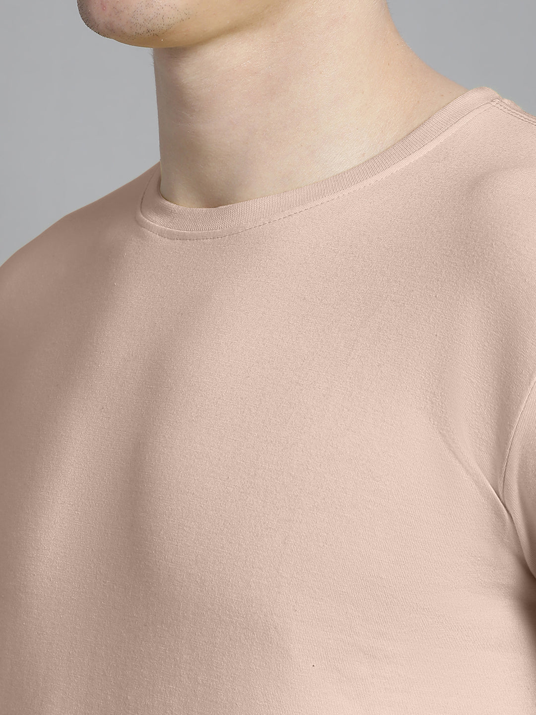 Fbar Solid Half sleeves round neck T-shirt - Friskers