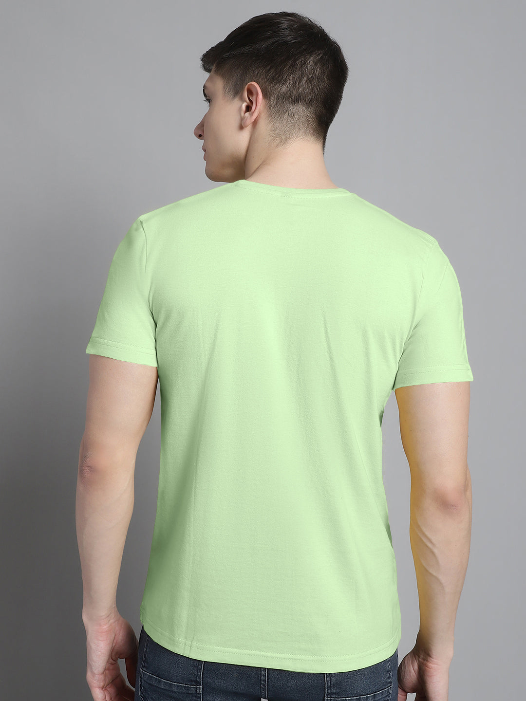 Fbar Solid Half sleeves round neck T-shirt - Friskers