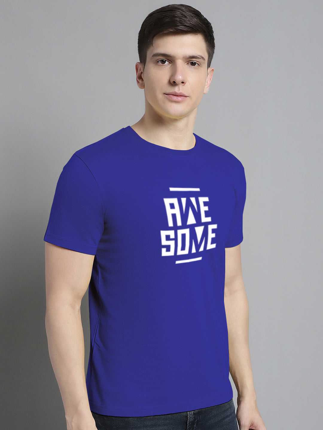 Fbar Awesome Cotton Round Neck T-Shirt - Friskers
