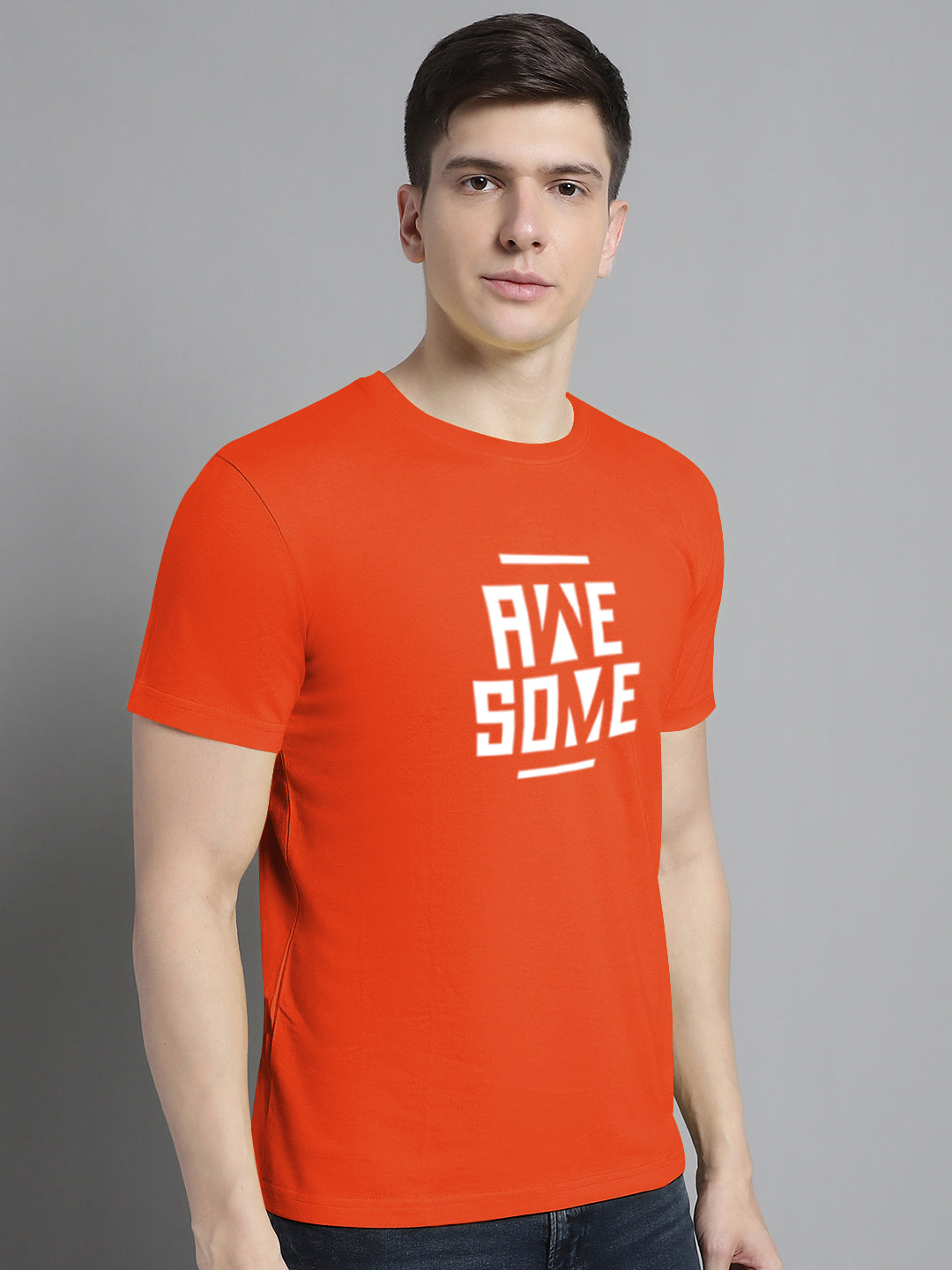 Fbar Awesome Cotton Round Neck T-Shirt - Friskers