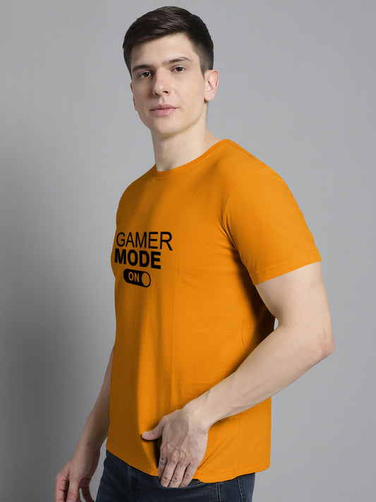 Fbar Gamer Mode On Cotton Round Neck T-Shirt - Friskers