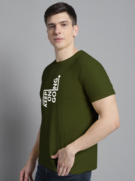 Fbar Keep On Going Cotton Round Neck T-Shirt - Friskers