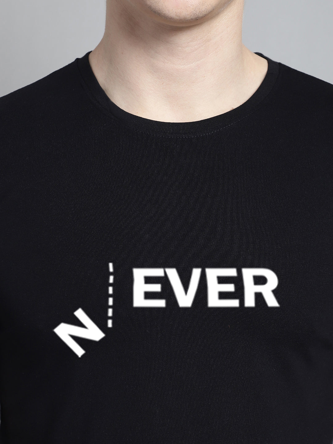 Fbar Never Cotton Round Neck T-Shirt - Friskers