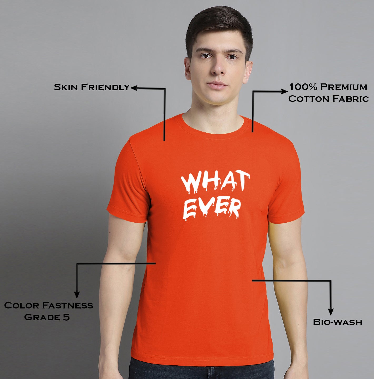 Fbar What Ever Cotton Round Neck T-Shirt - Friskers