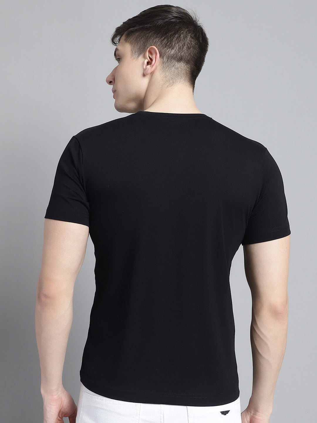 Fbar Om Cotton Round Neck T-Shirt - Friskers