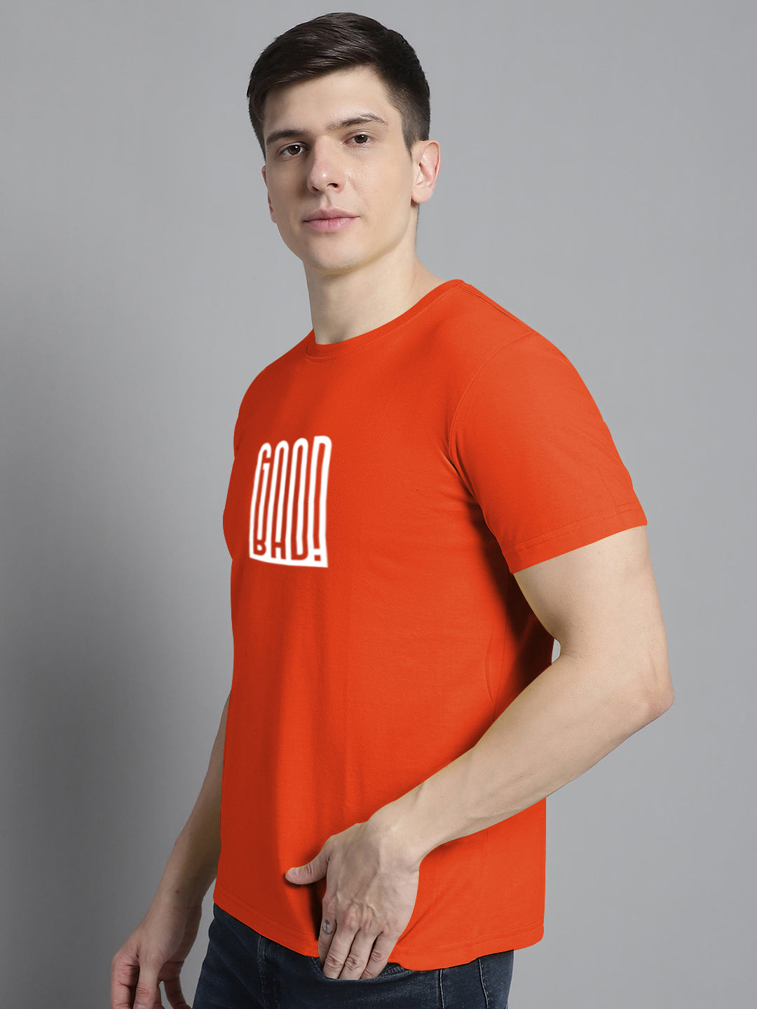 Fbar Good Bad Cotton Round Neck T-Shirt - Friskers