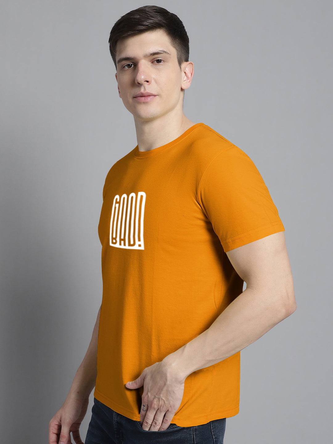 Fbar Good Bad Cotton Round Neck T-Shirt - Friskers