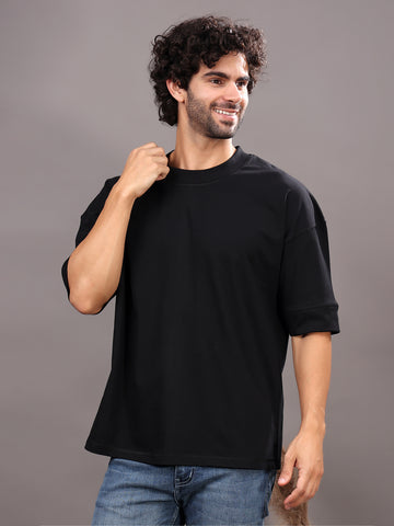 Friskers Men Oversized Cotton Tshirt