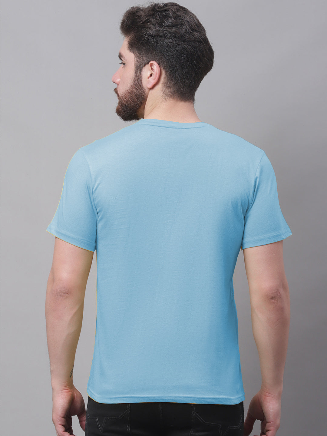 Men's Pack Of 2 Pure Cotton Half Sleeve T-shirt - Friskers
