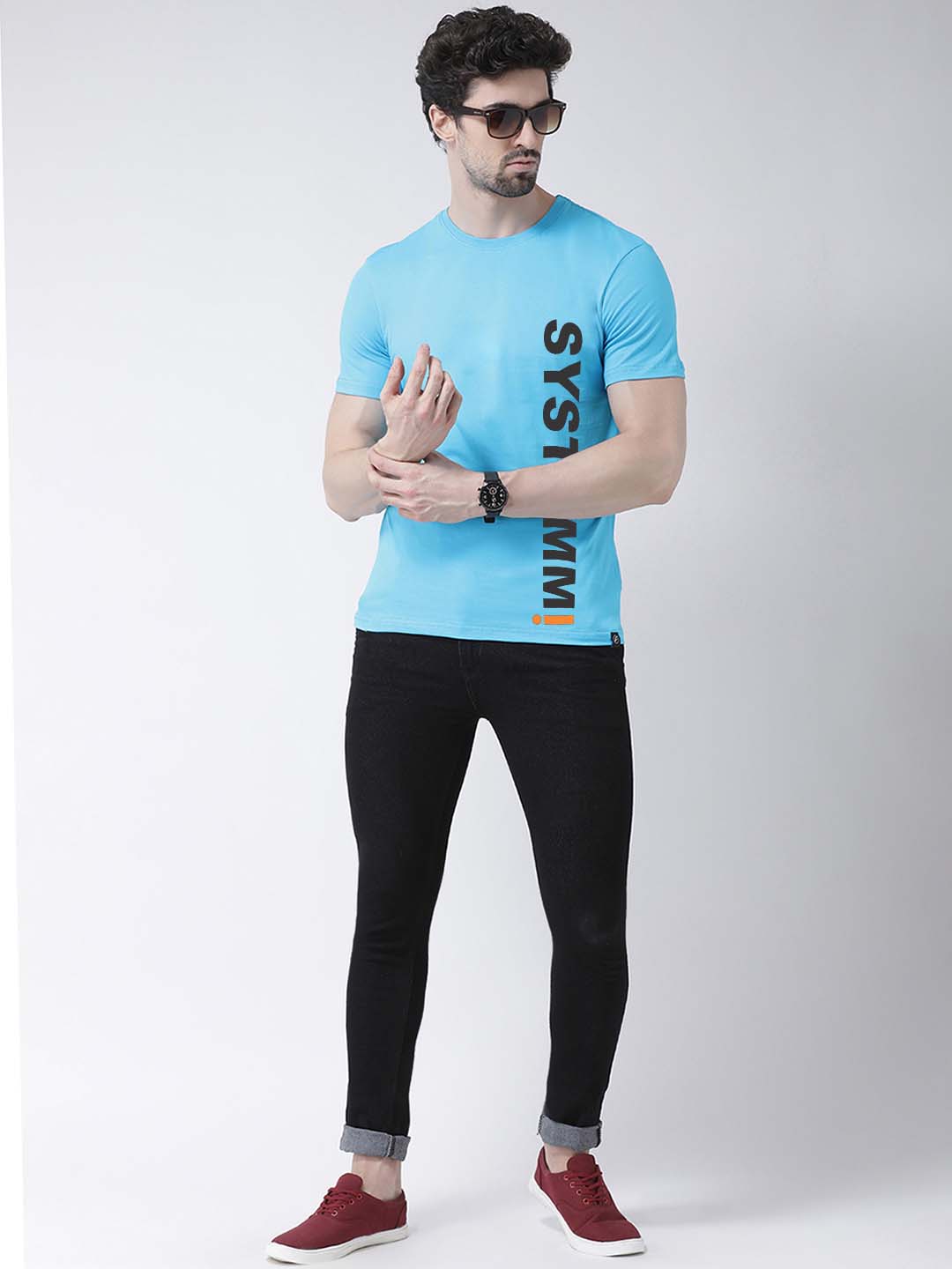 Friskers X Systumm Cotton Round Neck T-Shirt - Friskers