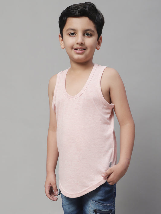 Kids Cool & Soft Solid Pure Cotton Vest - Friskers