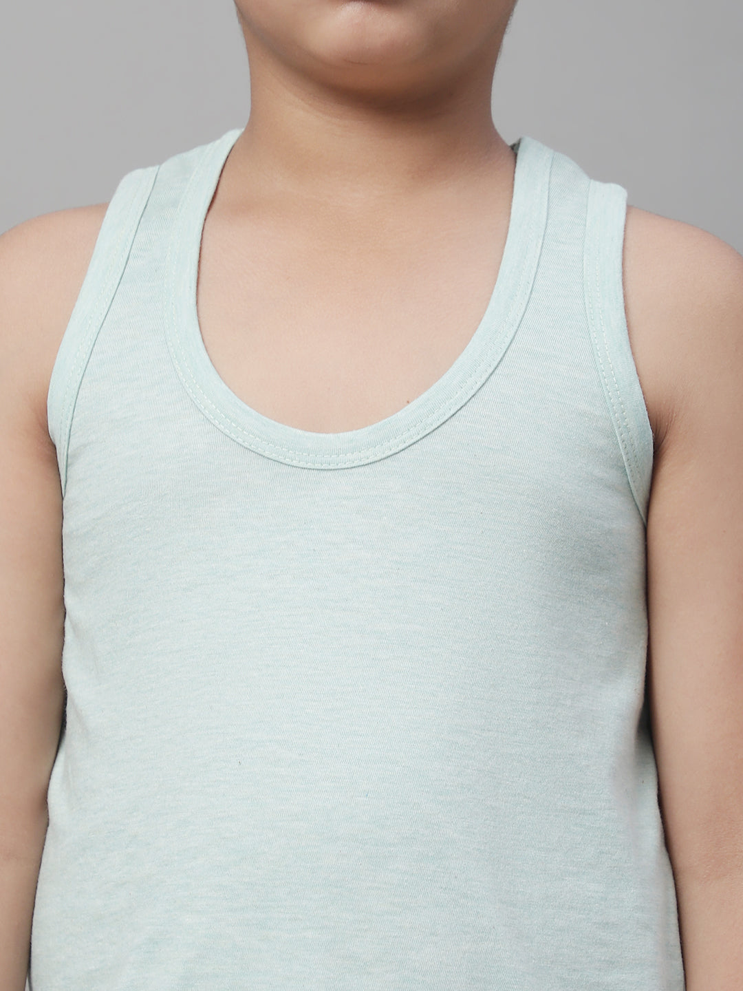 Kids Cool & Soft Solid Pure Cotton Vest - Friskers