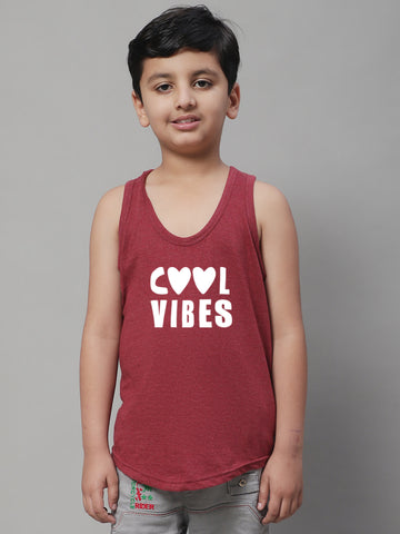 Kids Cool Vibes Soft Cotton Printed Vest - Friskers