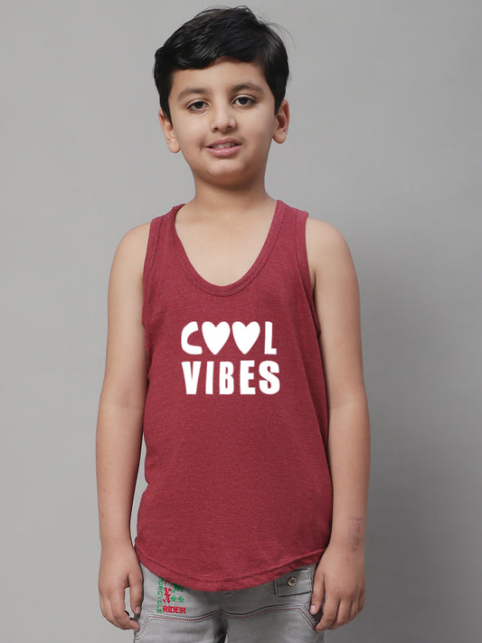 Kids Cool Vibes Soft Cotton Printed Vest - Friskers