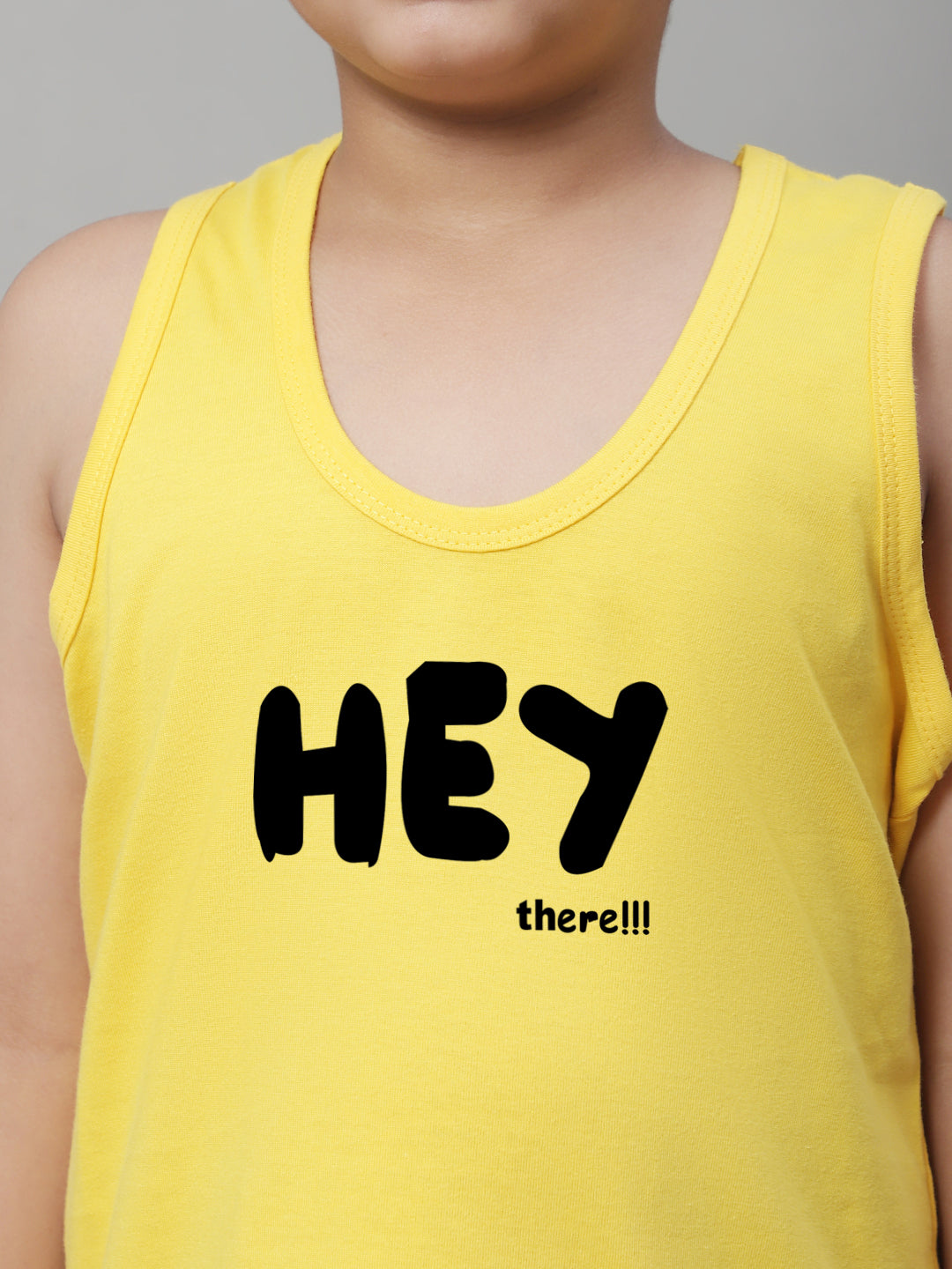 Boys Hey Regular Fit Printed Vest - Friskers