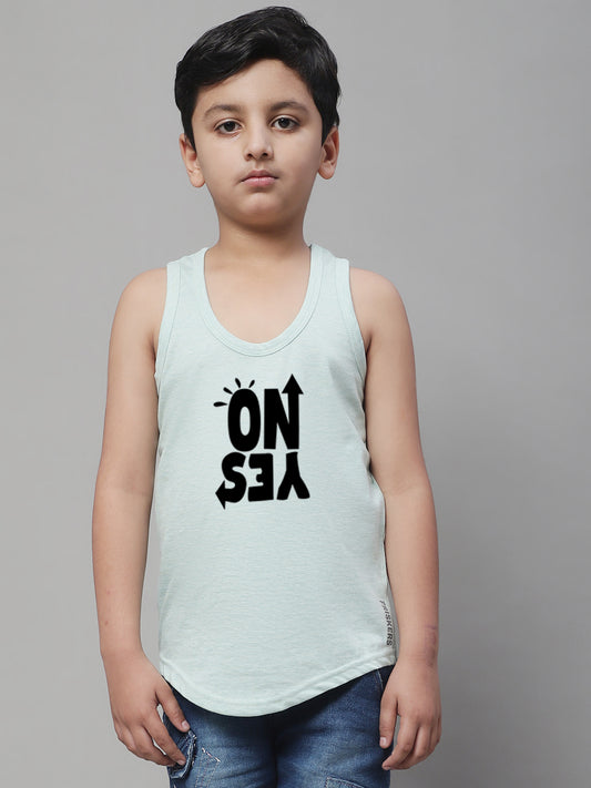 Boys No Yes Regular Fit Printed Vest - Friskers