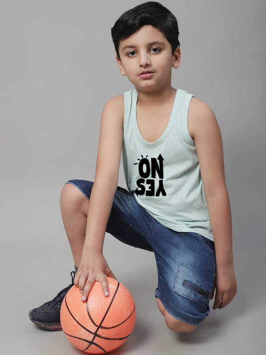 Boys No Yes Regular Fit Printed Vest - Friskers