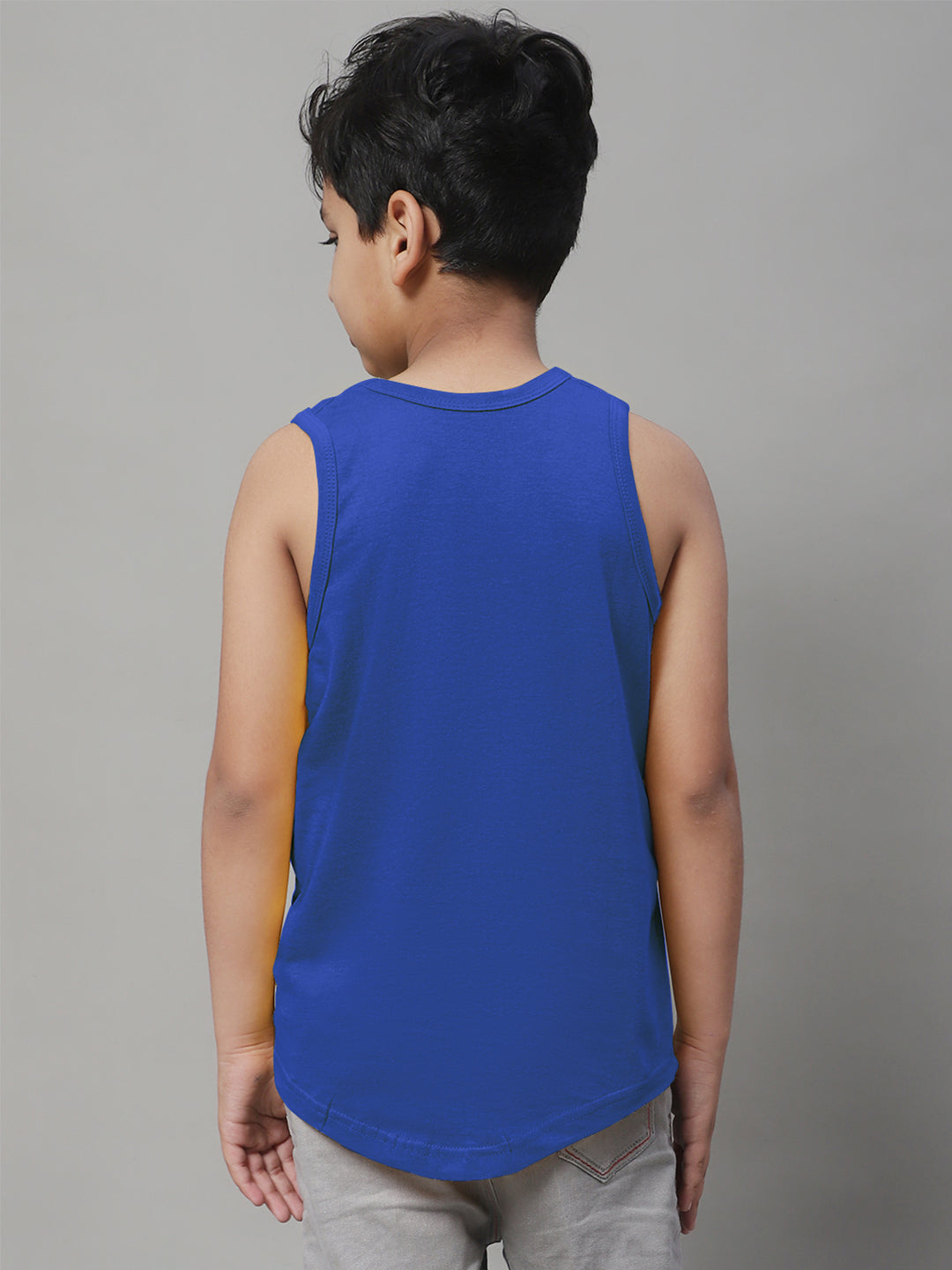 Kids Wild Pure Cotton Regular Fit Printed Vest - Friskers