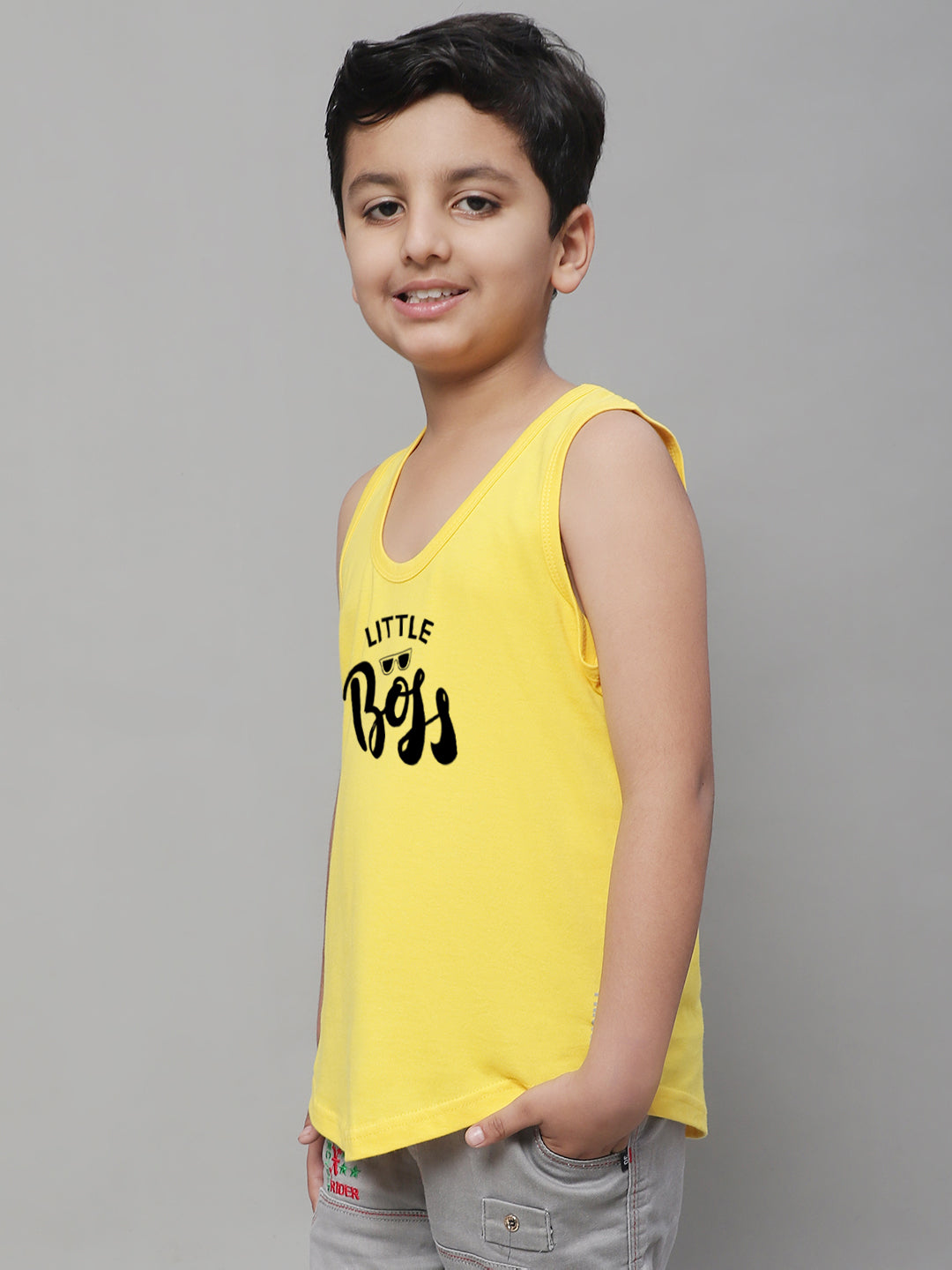Boys Little Boss Regular Fit Vest - Friskers