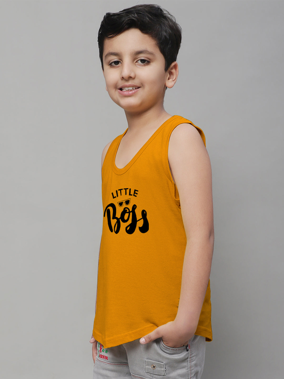 Boys Little Boss Regular Fit Vest - Friskers
