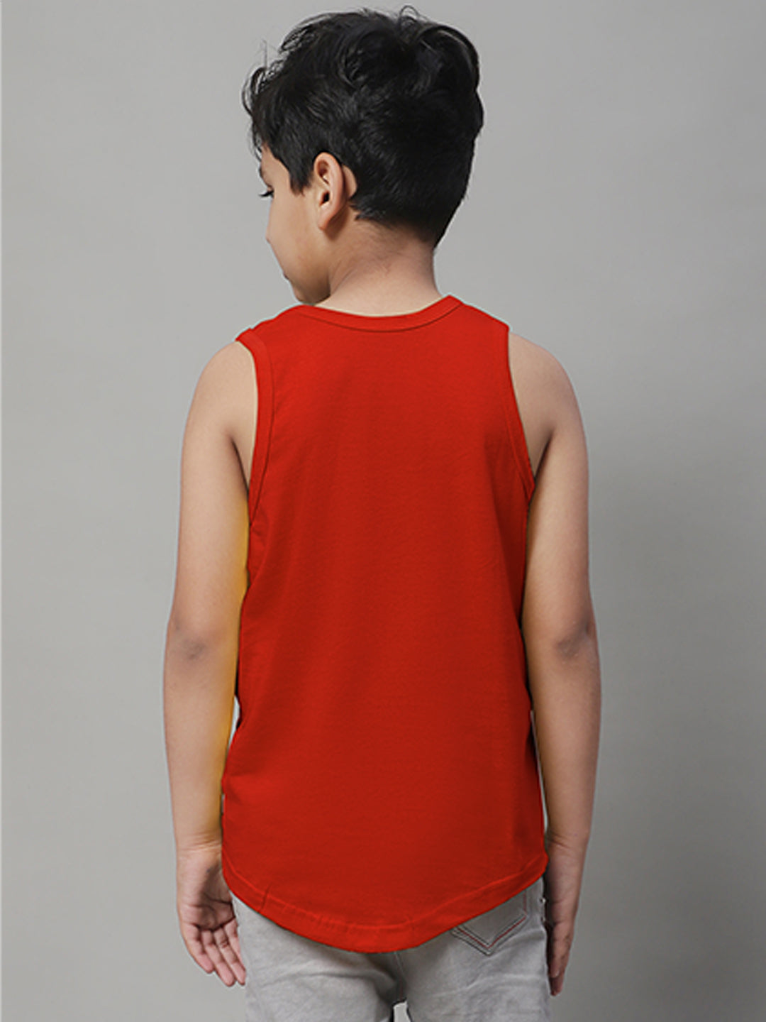 Boys Never Giveup Regular Fit Printed Vest - Friskers