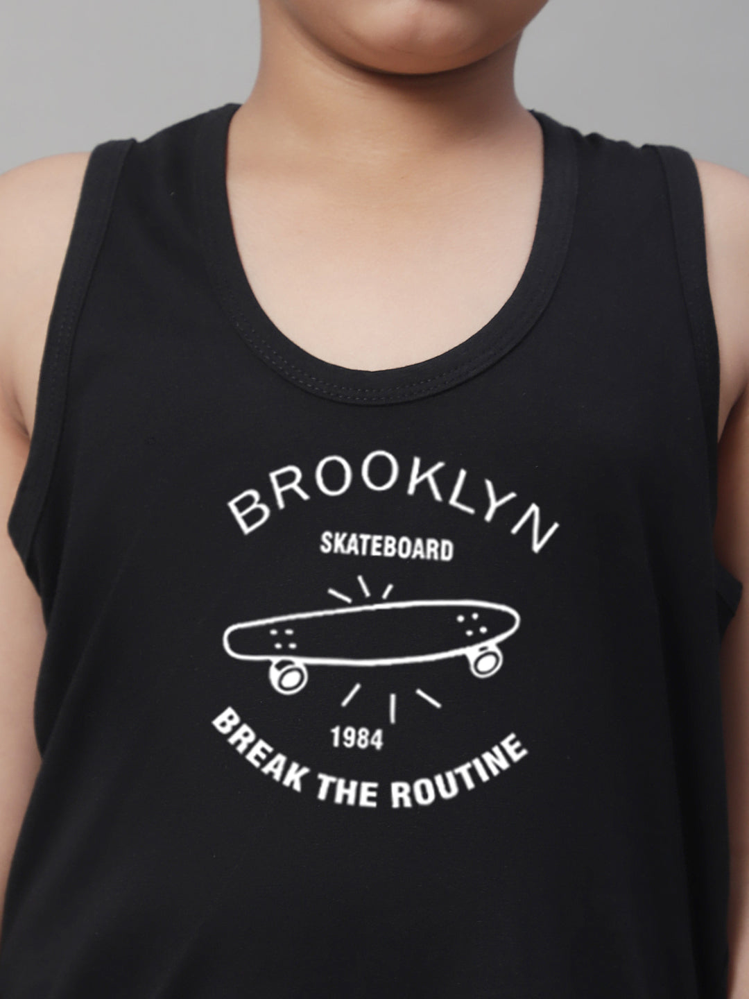 Boys Brooklyn Printed Regular Fit Vest - Friskers