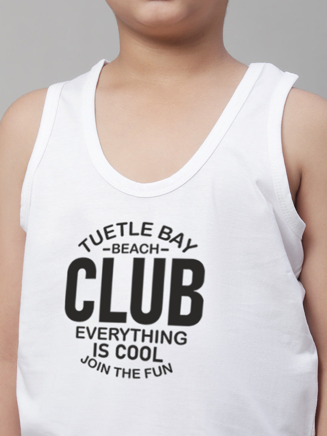Boys Club Printed Regular Fit Vest - Friskers